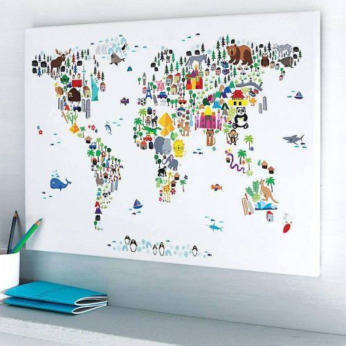World Map Wall Art Framed (Photo 7 of 20)
