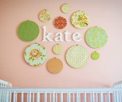 Baby Nursery Fabric Wall Art