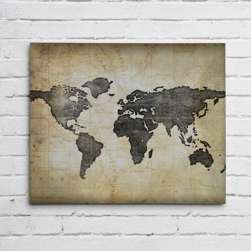World Map Wall Art Framed (Photo 6 of 20)