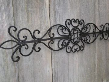 Faux Wrought Iron Wall Decors