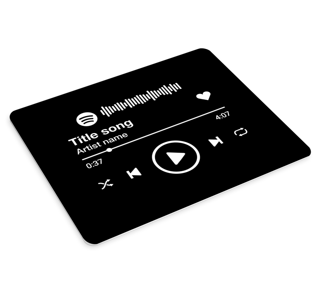 Spotify Custom Mousemats Tenstickers