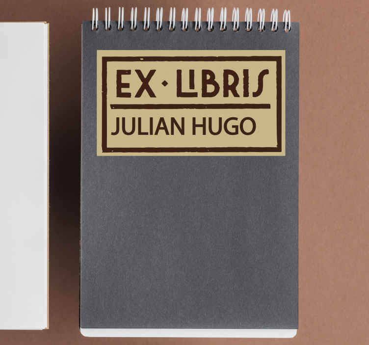 Buchaufkleber Etiketten Literatur Wandtattoo Tenstickers