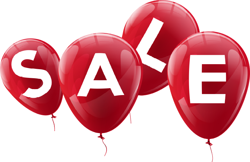 Balloons Summer Sale Sale Wall Sticker Tenstickers