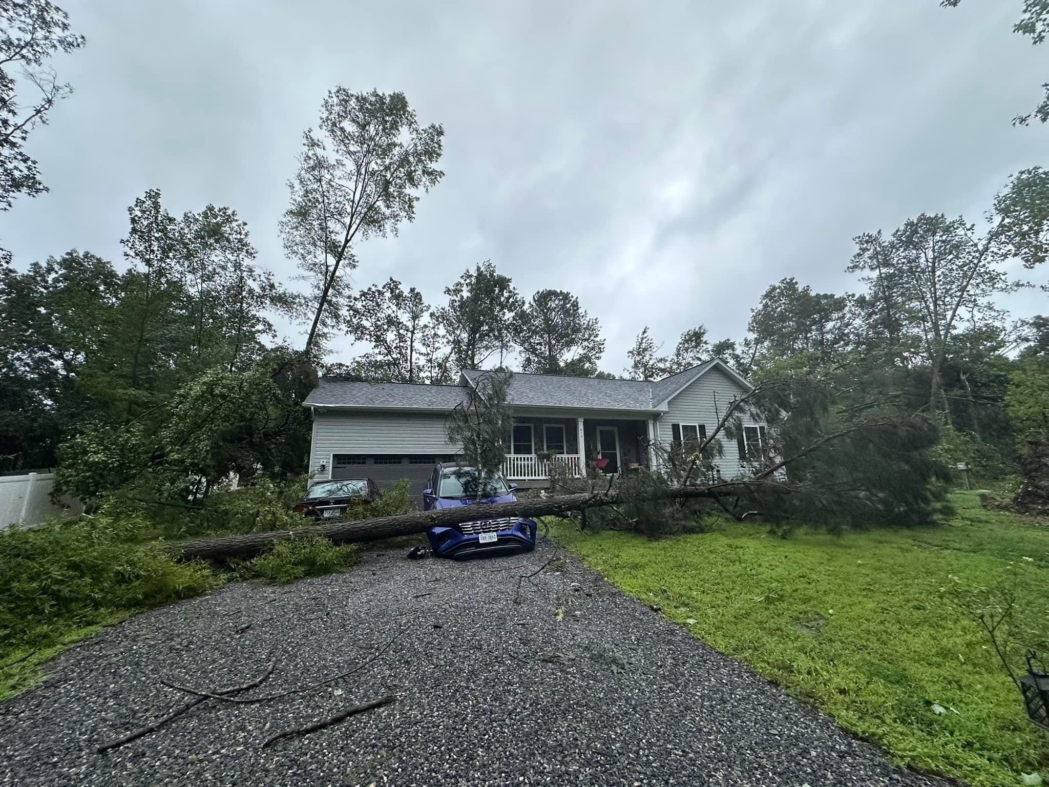 Lake Caroline homes suffer extensive damage in tornado; no injuries reported