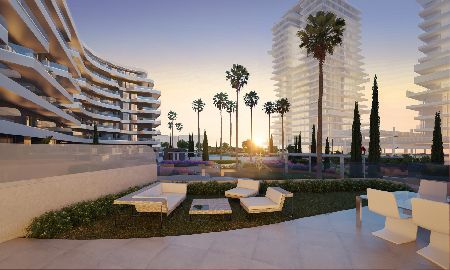 Stylish residential complex in the second line of the beach in Malaga