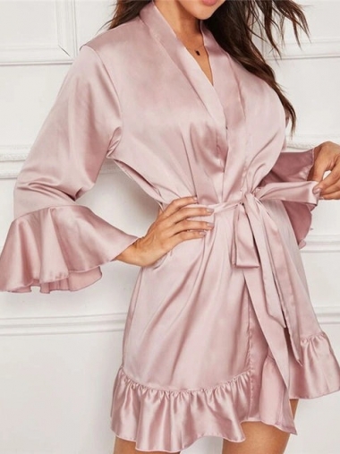 LUXE FRILL ROBE