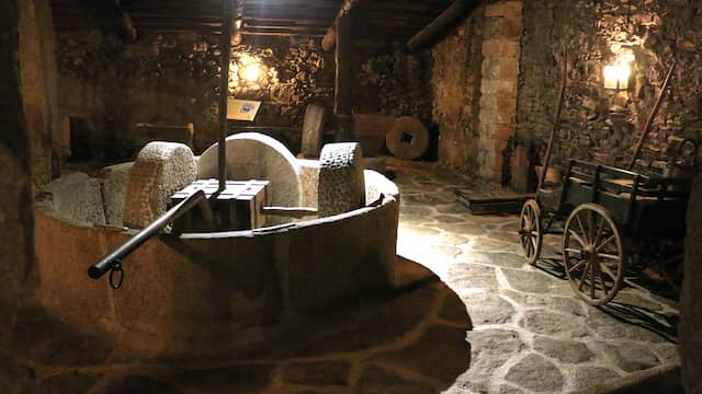 Muelas de molienda de aceituna del Museo del Aceite de San Felices de los Gallegos – Imagen de Destino Castilla y León 