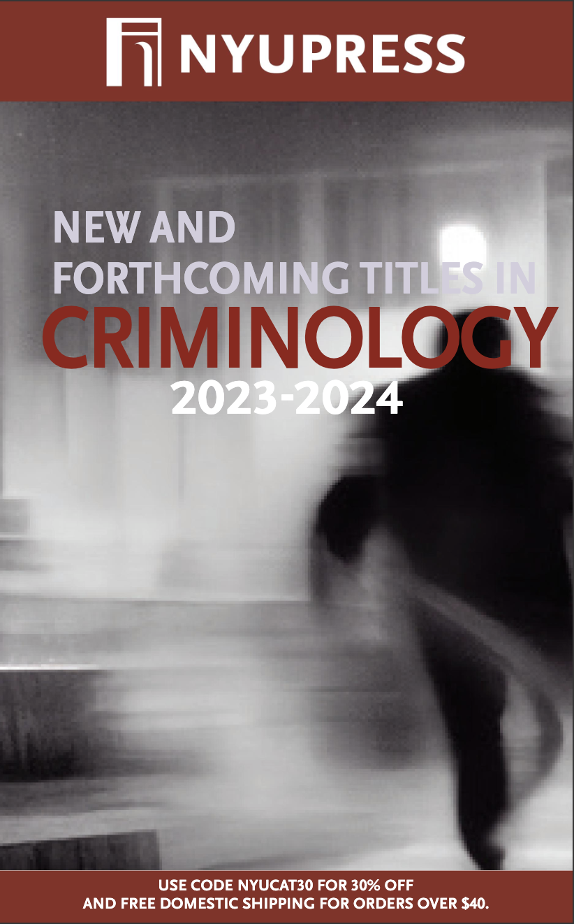 Criminology Catalog Cover 2023