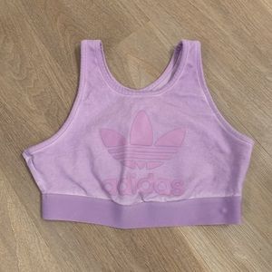 Adidas sports bra/crop top