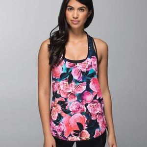 Lululemon floral tank