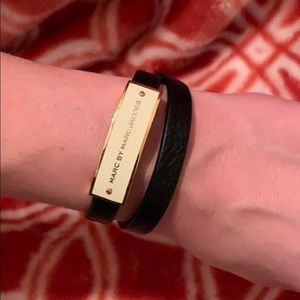 Marc Jacobs leather wrap bracelet