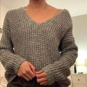 Wilfred chunky knit wool sweater