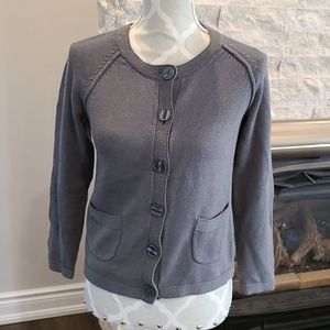 Hanna Andersson grey cardigan