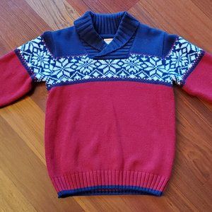 Gymboree Blue & White Sweater Size 3T