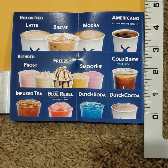 Dutch Bros Other Dutch Bros Printed Secret Menu Poshmark