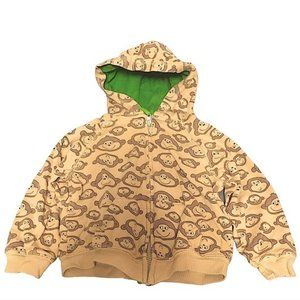 Carter's monkey 🐵 print Hoodie 24M