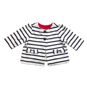 Baby Gap Striped Bow Pocket Jacket