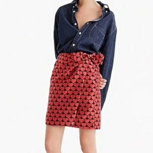 J. Crew Faux Wrap Mini Skirt