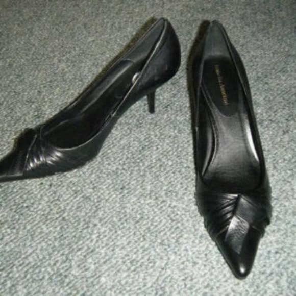 Isabella Anselmi Shoes Isabella Anselmi Leather Black Denusa 75 Heels Poshmark