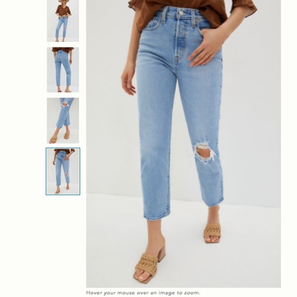 Levi's Wedgie High-Rise Straight Jeans - Picture 4 of 11