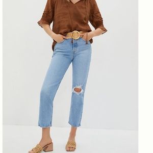 Levi's Wedgie High-Rise Straight Jeans