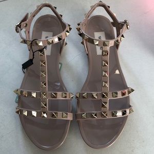 Valentino Garavani PVC Sandal NUDE size 37