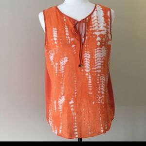 Calvin Klein lined sleeveless blouse