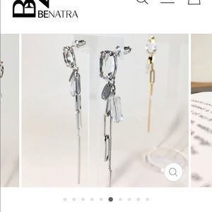 Benatra Steinnuer Crystal Earrings. NWT.