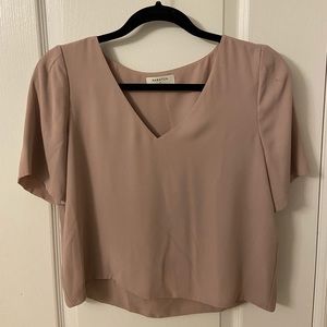 Aritzia Randy blouse in size small in a mauve/pink