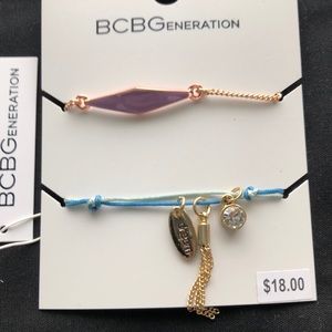 [free] w/ $100 purchase BCBGeneration 2 piece costume bracelets.