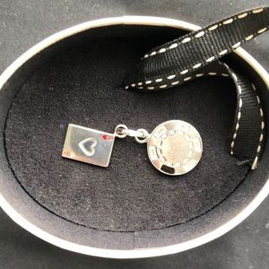 Links of London Ace & Poker chip pendant