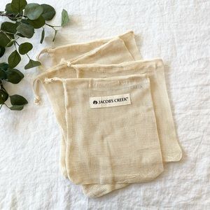 New Four Piece Reusable Produce Bags