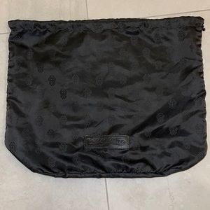 Chrome Hearts drawstring bag.