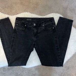 Kut from the cloth Diana Skinny Black faded skinny jeans  size 8