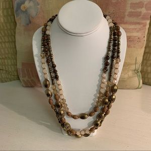 Coldwater Creek Multi-Stone/Beaded Necklace