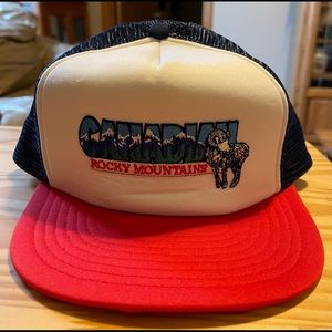 Vintage Canadian Mountain Trucker Hat