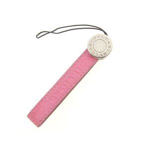 Bvlgari Cell phone strap Silver Pink Woman Authentic Used