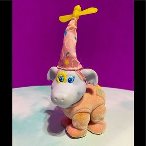 MOON DREAMERS VINTAGE 80s SOFT FUZZY PLASTIC POSABLE BODY ORIGINAL HAT HASBRO