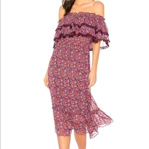 MISA Los Angeles Off the Shoulder Dress