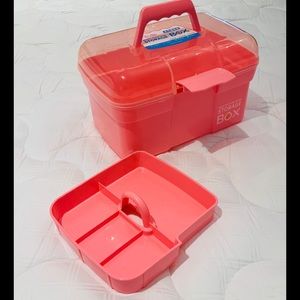 MULTI-FUNCTION STORAGE BOX PINK