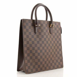 LOUIS VUITTON Damier Ebene Canvas Venice Sac Plat Bag