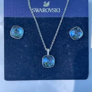 Swarovski Earrings & Necklace Set - Retired