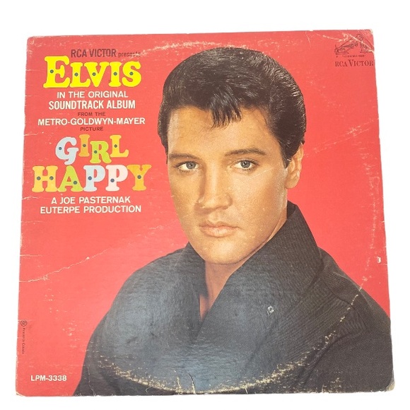 Elvis Presley Girl Happy Vinyl Record - Picture 1 of 16