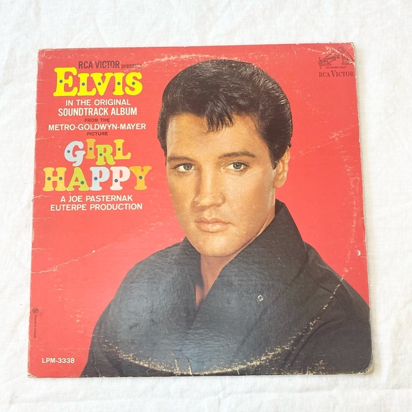 Elvis Presley Girl Happy Vinyl Record - Picture 2 of 16