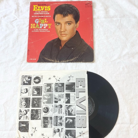 Elvis Presley Girl Happy Vinyl Record - Picture 13 of 16