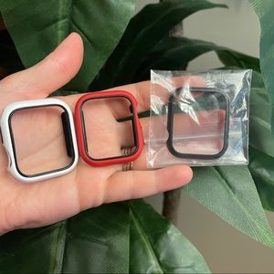 3x Apple iWatch Bummer Protective Off Brand Silicon Bumper Cover