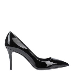 Giuseppe Zanotti Closed Square Toe Patent Leather Pump