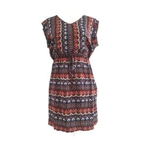 BeBop Dress Junior's Size Medium Multicolor Tribal Print