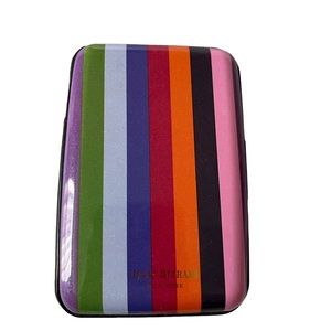 Isaac Mizrahi hard case card holder/wallet