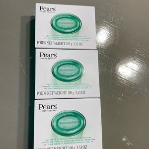 Pears Bar Soap Transparent (lemon), Pack of 3